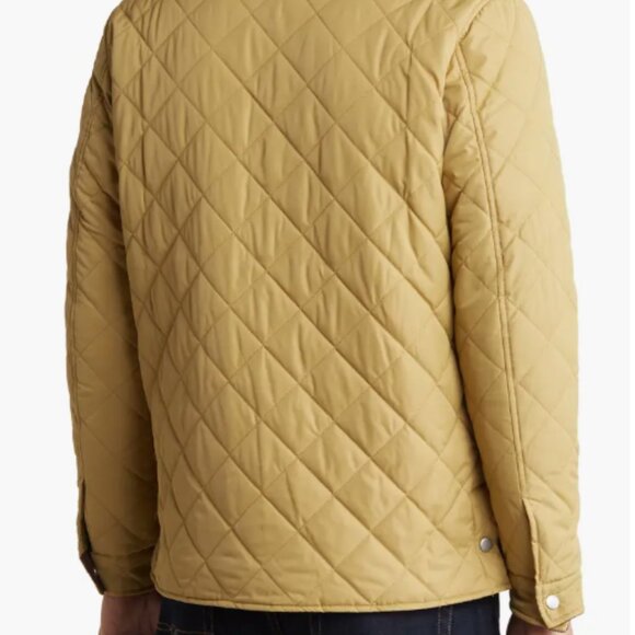 NEW ROBERT GRAHAM Diamond Quilted Utility Jacket With Corduroy Collar 864mn - Picture 4 of 10